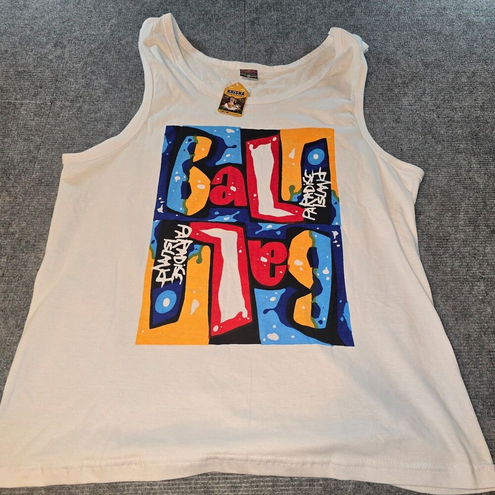 NWT Bali Paradise Island Graphic Tank Top Krisna Indonesia Size XL
